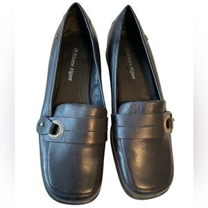 Etienne Aigner Loafer Shoe Women’s 7.5 M Y2K Vintage Black Leather GUC